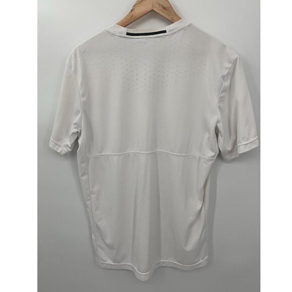 Adidas Tennis Uncontrol Climachill Tee White/Black - Picture 6 of 8